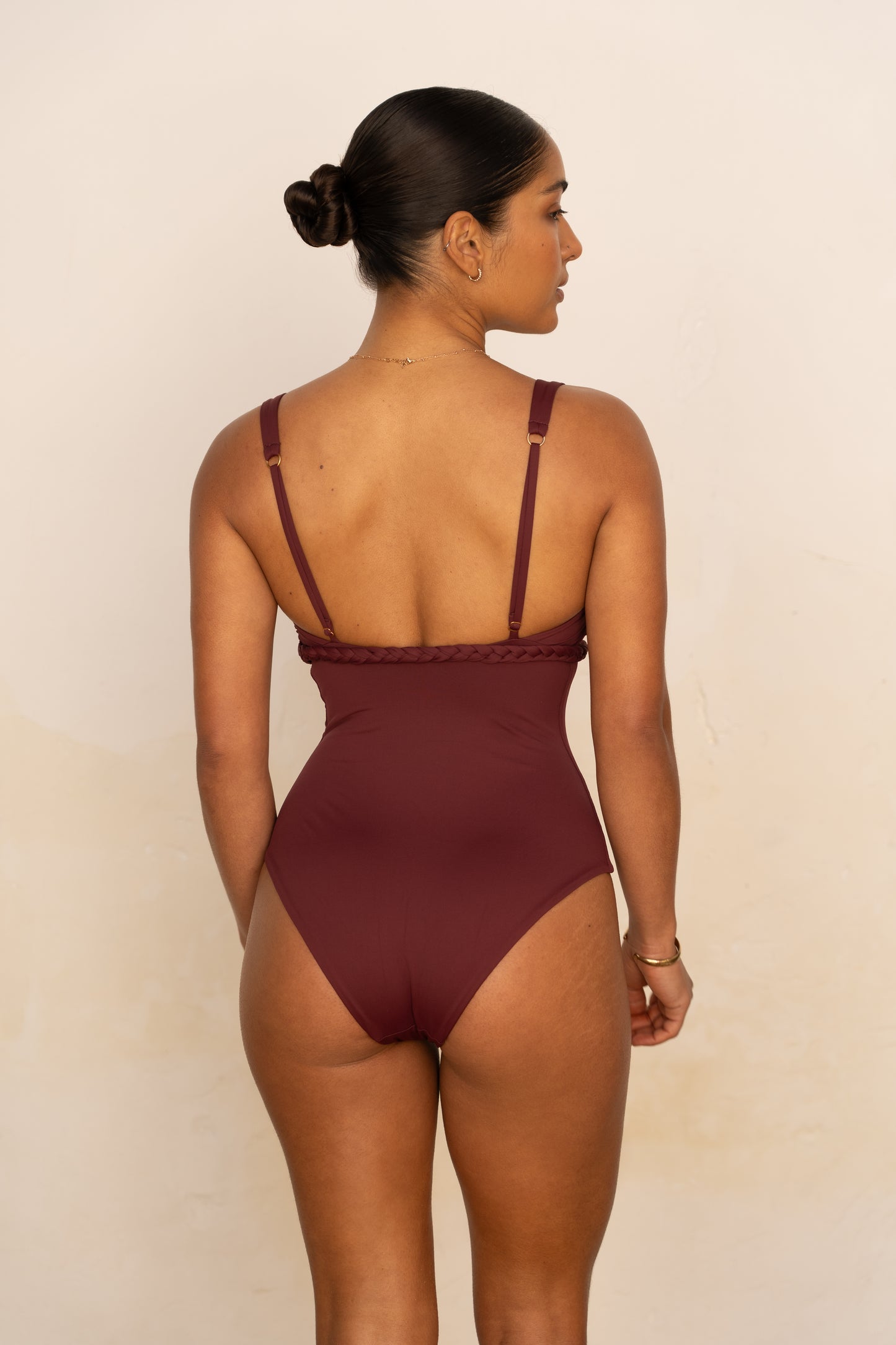 Une Pièce Amélia - Aubergine