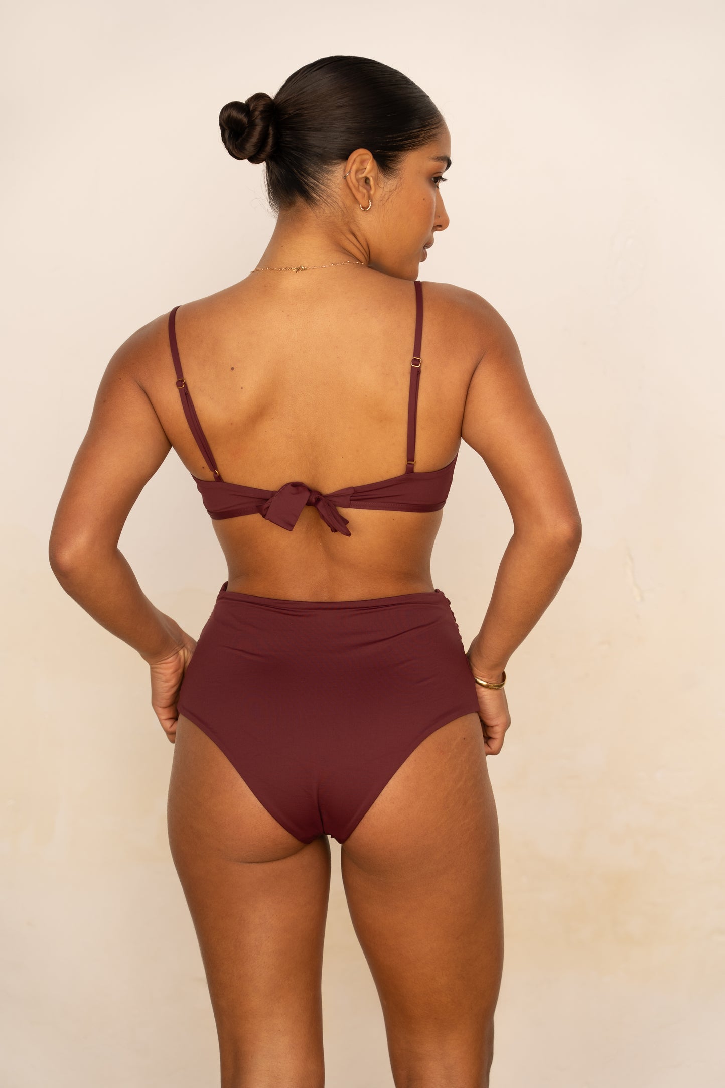 Bas Matilda - Aubergine