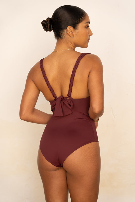 Une Pièce Iman - Aubergine